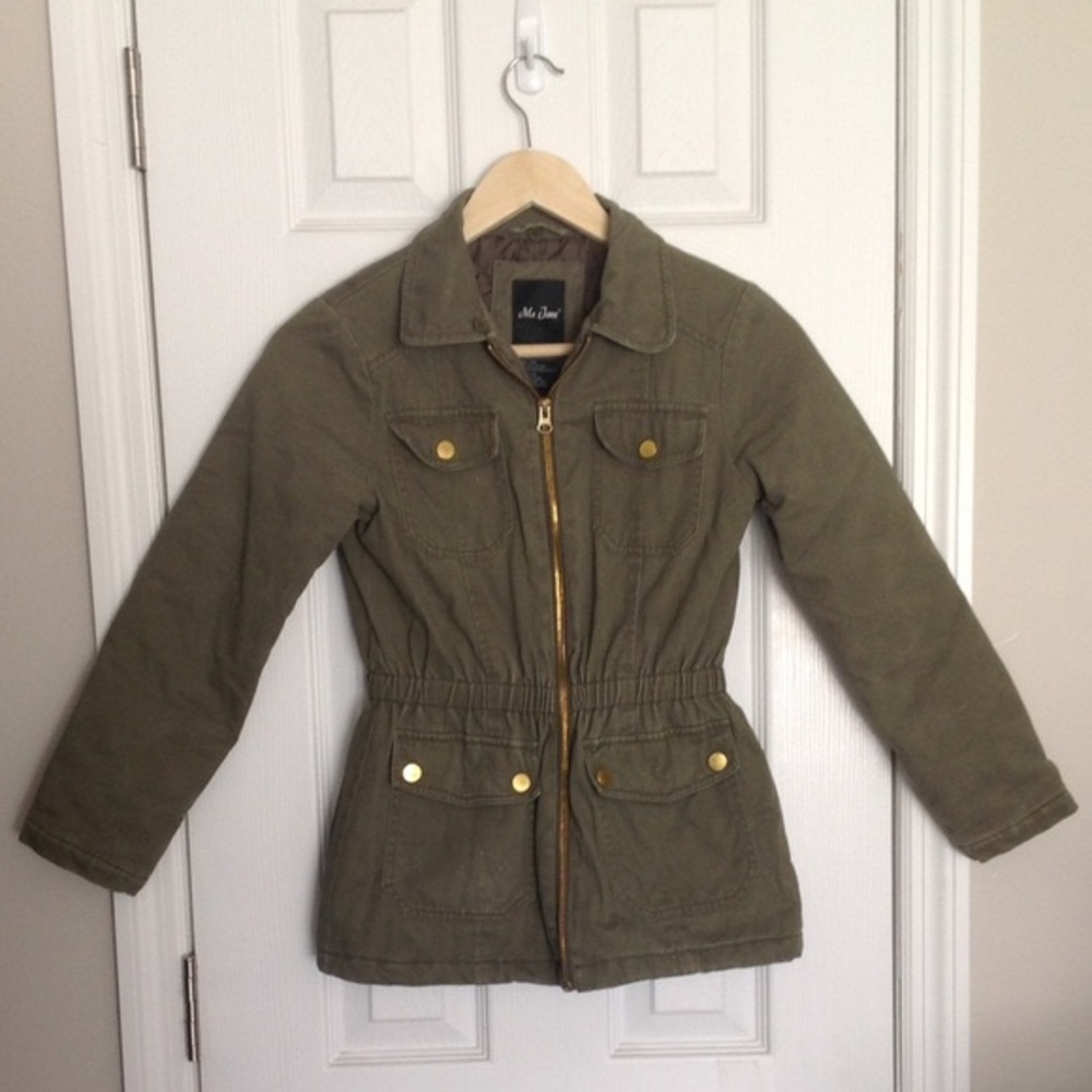 Green Jacket Reversable Glitter Heart Patch